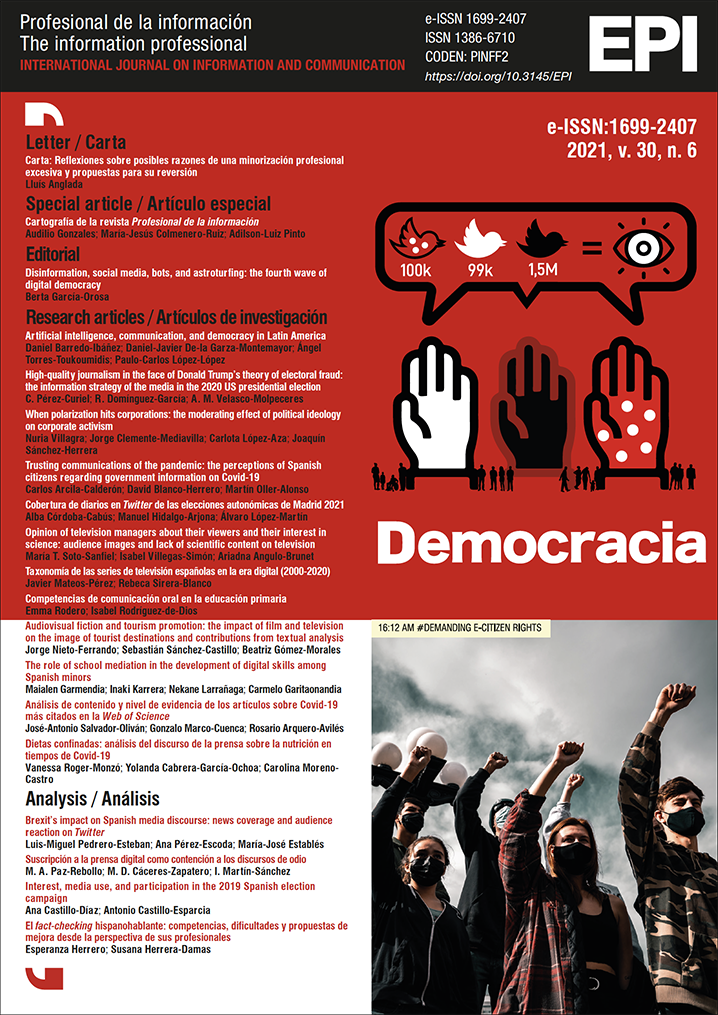 					View Vol. 30 No. 6 (2021): Democracia 
				